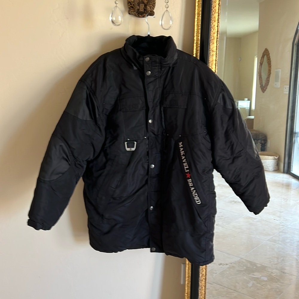 MAKAVELI Branded Down Coat